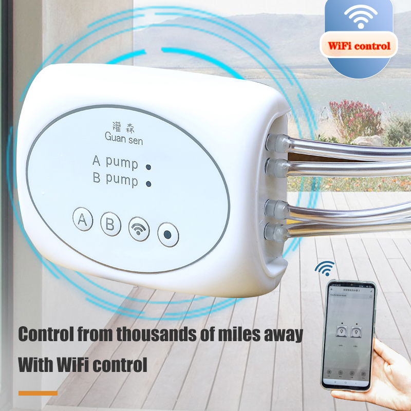 Smart Garden Sphagnum Moss - WiFi スマートガーデン灌漑コントローラー植物自動点滴灌漑システムキット携帯電話制御散水タイマーデバイス