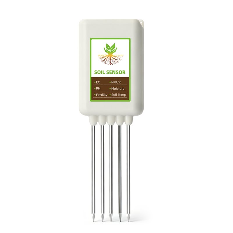 Smart Garden Devices - ABVG-スマート土壌水分温度湿度計 8 in 1 Bluetoothテスター NPK