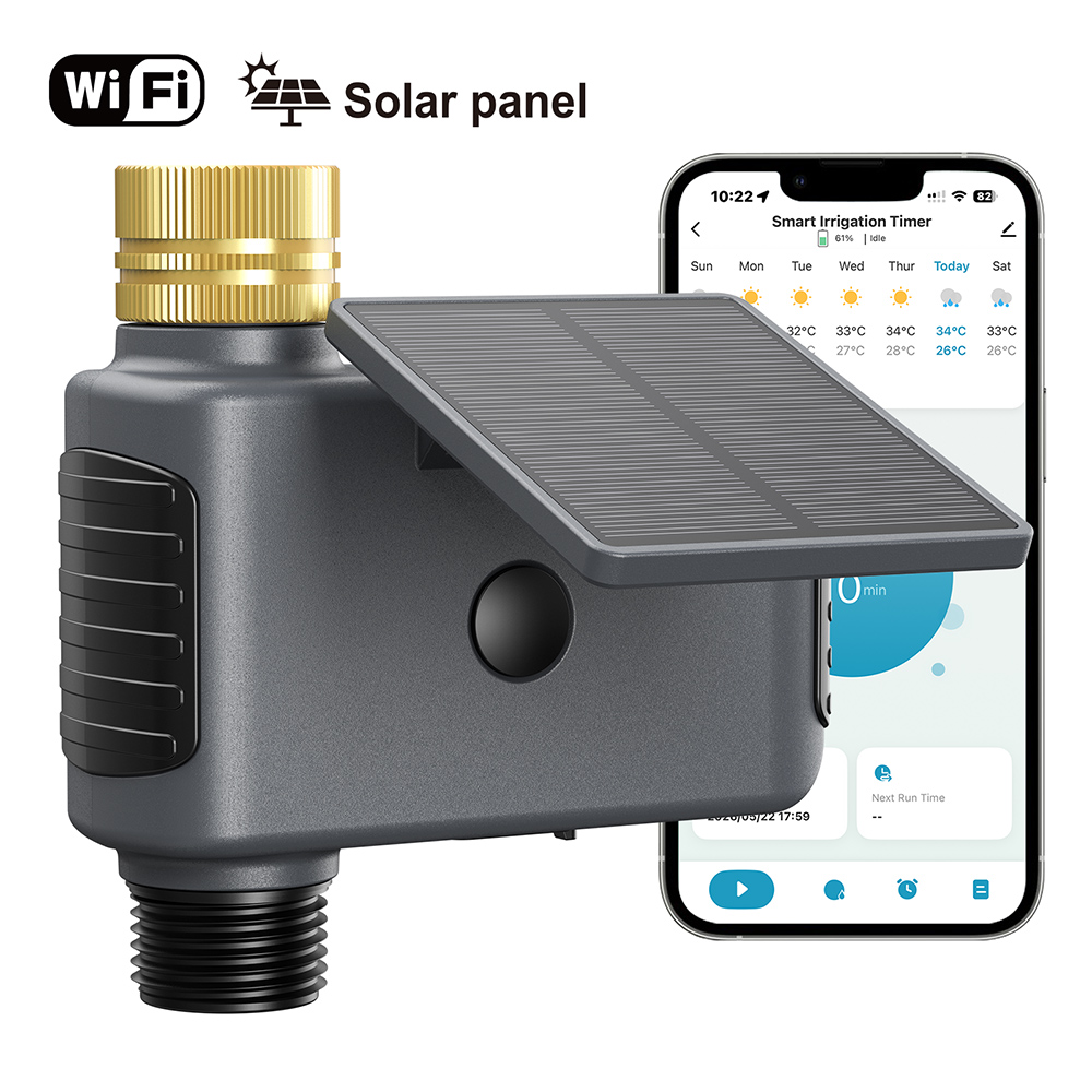 Smart Garden Sphagnum Moss - Tuya WIFI ソーラー自動散水タイマー防水リモート灌漑システムスマート灌漑コントローラー植物花用