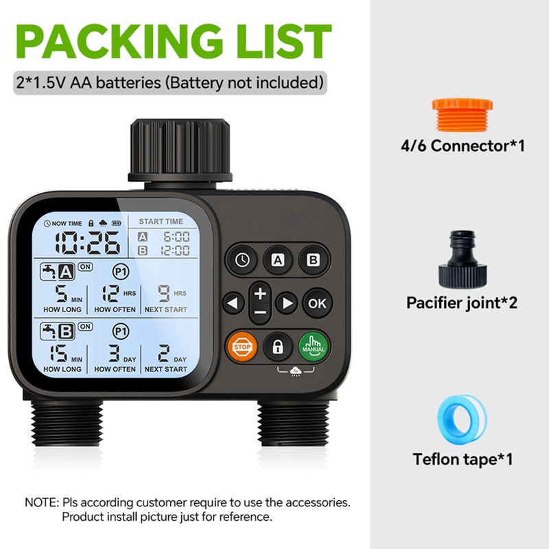 BAAY 家庭用ソーラー灌漑タイマー LCD 自動灌漑システ - Smart Garden Sphagnum Moss のレビューと価格