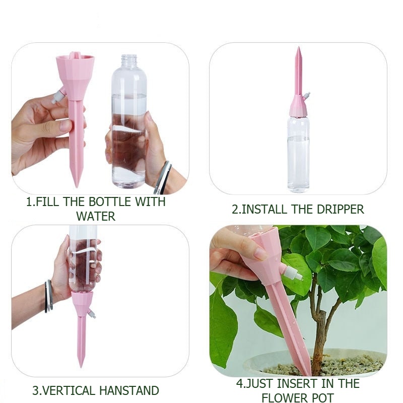 自動点滴灌漑システム 調整可能な水滴器 自動給水 観葉植物  - Smart Garden Technology のレビューと価格