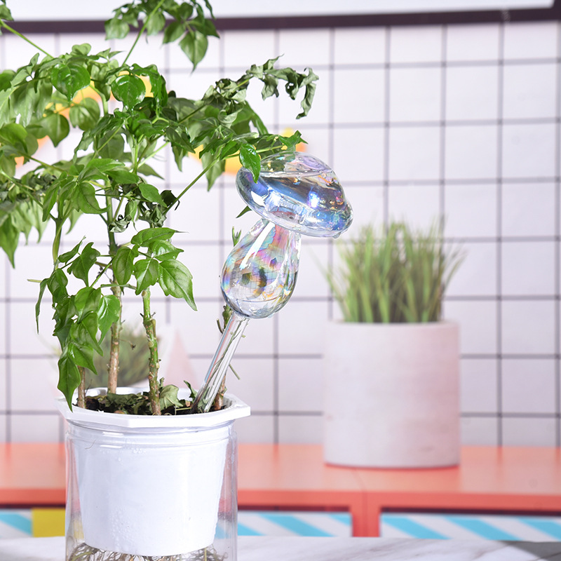 1/2 個ガラスストロー自動植物散水電球自己散水キノコ水装置 - Smart Garden Technology のレビューと価格