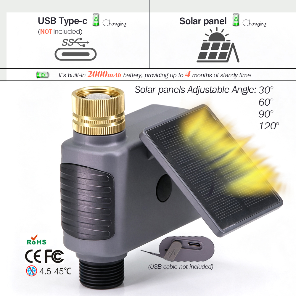 BSP/NPT TuyaスマートソーラーWi-Fiタイマー、 - Smart Garden Sphagnum Moss のレビューと価格