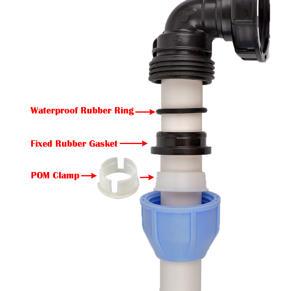 灌漑ibcタンクアダプター、粗スレッド接続、pe PVCパイ - Smart Garden Watering System のレビューと価格