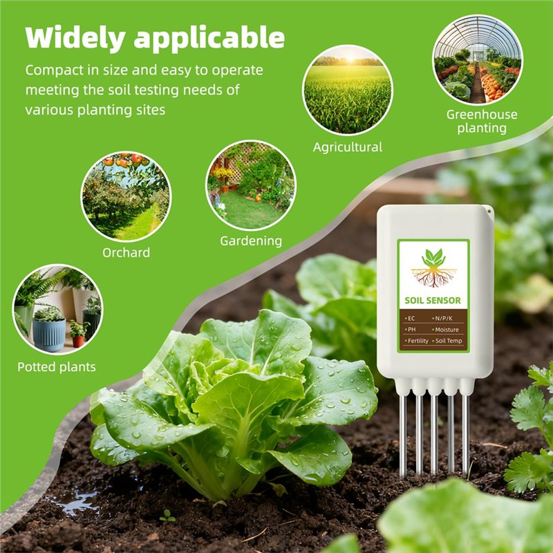 ABVG-スマート土壌水分温度湿度計 8 in 1 Blue - Smart Garden Devices のレビューと価格