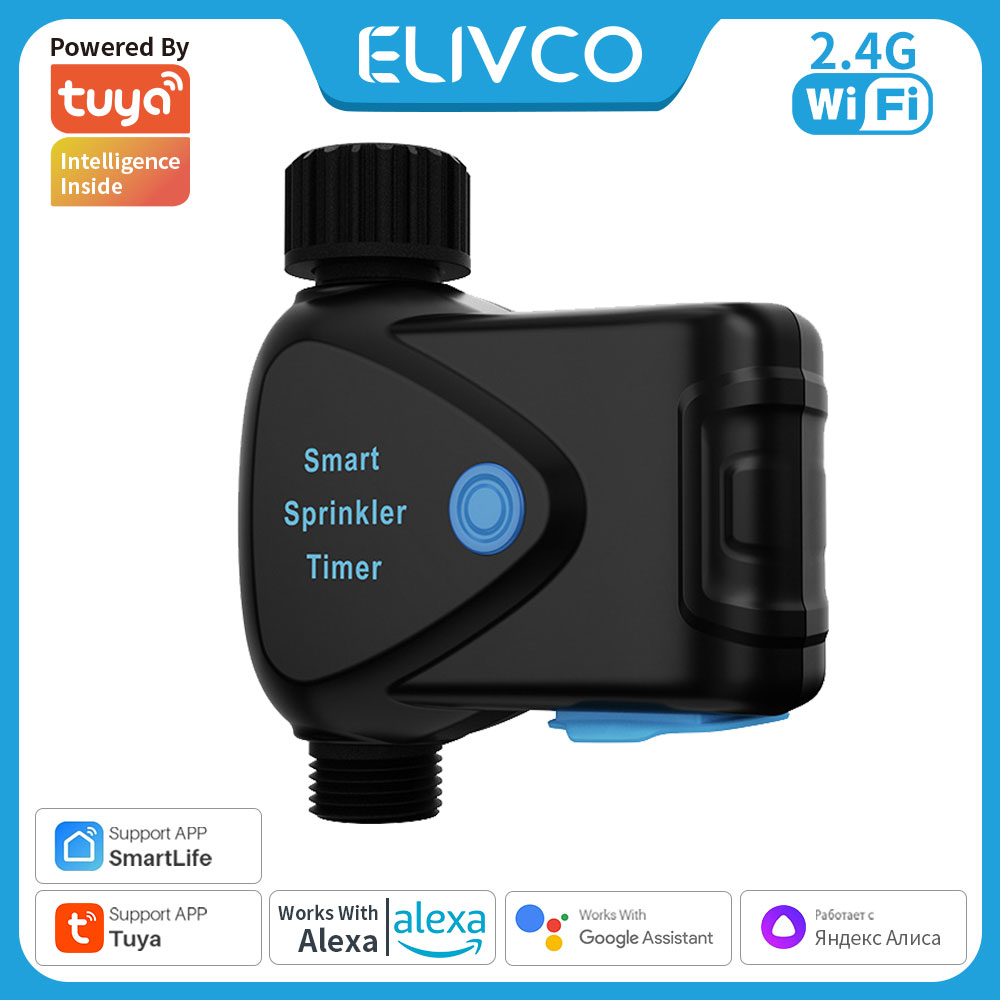 Tuya WiFi スマート水道装置（内蔵メーター、タイマー - Smart Garden Devices のレビューと価格