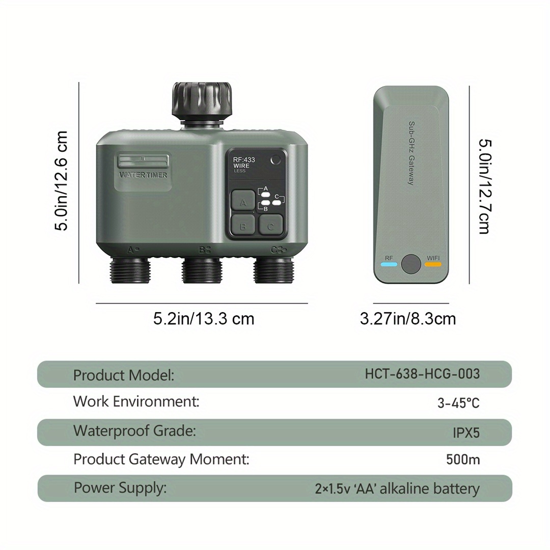 Eshico スマート スプリンクラー タイマー: 2x W - Smart Garden Irrigation System のレビューと価格