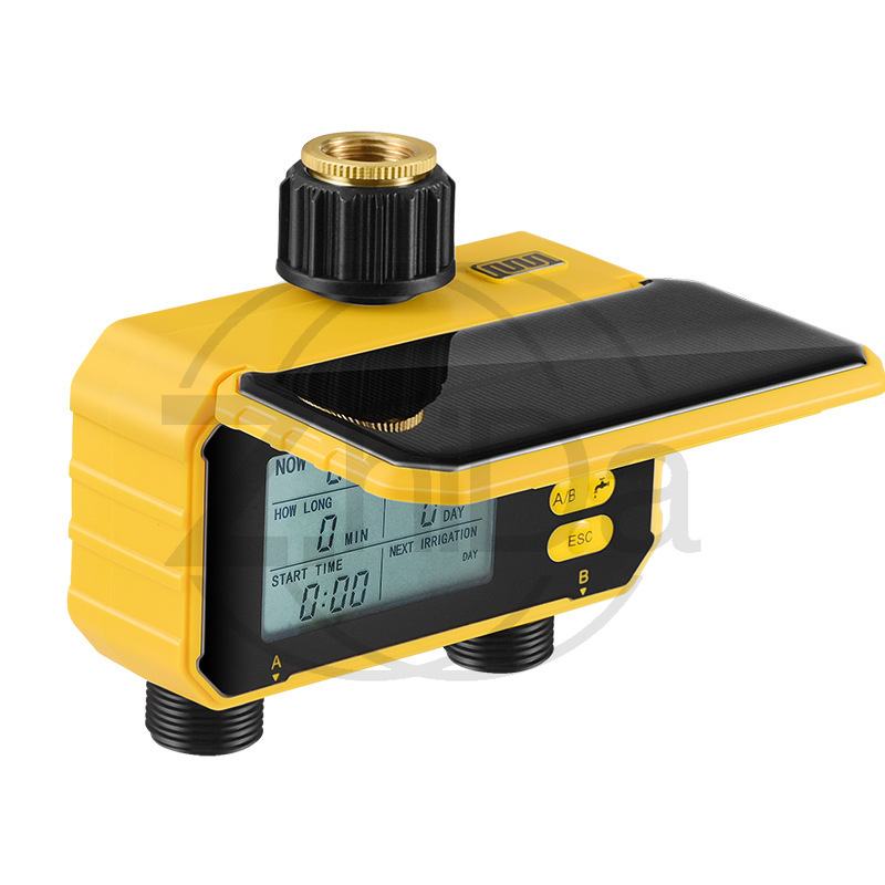 太陽光発電式自動点滴灌漑装置、2チャンネルタイマー付きマイク - Smart Garden Devices のレビューと価格
